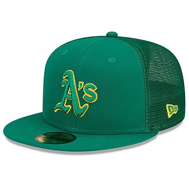 Men's New Era Green Oakland Athletics 2022 Batting Practice 59FIFTY Fitted Hat
