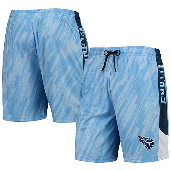 Men's FOCO Blue Tennessee Titans Static Mesh Shorts