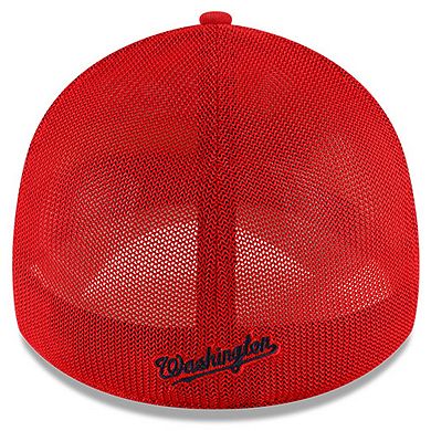 Men's New Era Red Washington Nationals 2023 Batting Practice 39THIRTY Flex Hat
