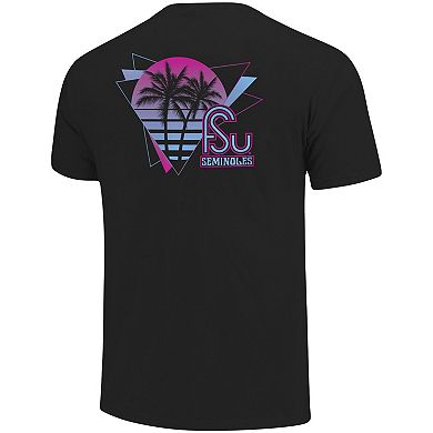 Men's Black Florida State Seminoles Beach Club Palms T-Shirt