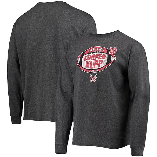 Retro Brand The Victory Men's Eastern Washington Eagles Cooper Kupp #10 Red T-Shirt, Medium
