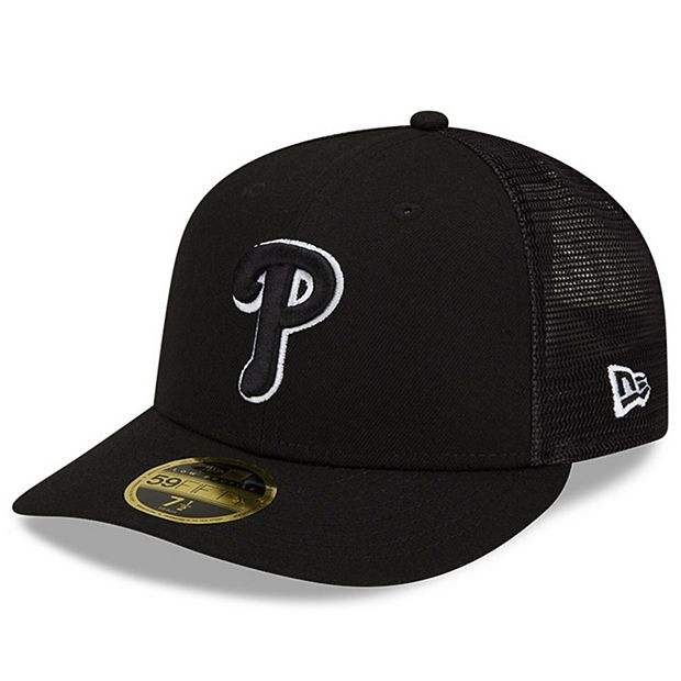 Men's Philadelphia Phillies New Era Black Jersey 59FIFTY Fitted Hat