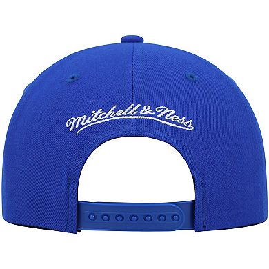 Men's Mitchell & Ness Royal Philadelphia 76ers Ground 2.0 Snapback Hat