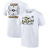 Men's Fanatics Branded White 2022 NCAA Men's Basketball Tournament March Madness Team Bracket T-Shirt