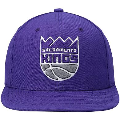 Men's Mitchell & Ness Purple Sacramento Kings Ground 2.0 Snapback Hat