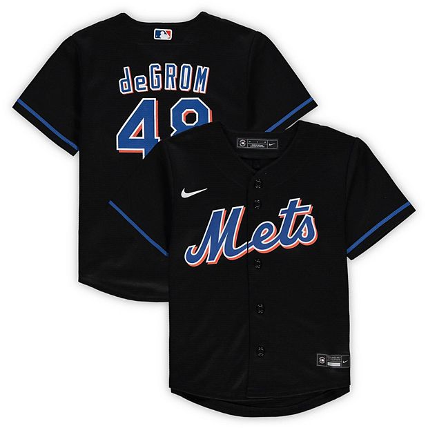 Toddler Nike Jacob deGrom Black New York Mets Alternate Replica Player  Jersey