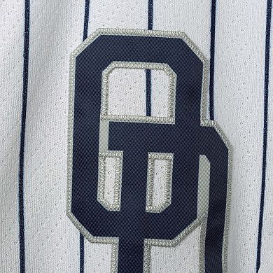 Men's Under Armour White Old Dominion Monarchs Pinstripe Replica Baseball Jersey