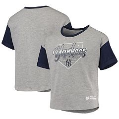 Girls Youth New Era Pink Kansas City Royals Jersey Stars V-Neck T-Shirt