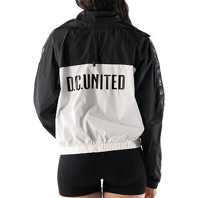 Women's The Wild Collective Black D.C. United Anthem Full-Zip Jacket