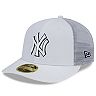 Men's New Era White New York Yankees 2022 Batting Practice Low Profile 59FIFTY Fitted Hat