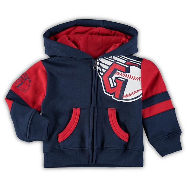 Outerstuff Toddler Boys and Girls Navy, Red Cleveland Guardians