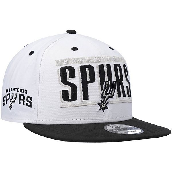 Men's San Antonio Spurs New Era Black Retro 9FIFTY Snapback Hat