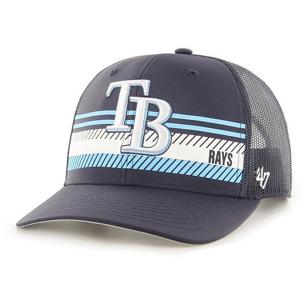 Mens Navy/White F4710679 Tampa Bay Rays '47 Burden Trucker Snapback Hat