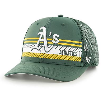 Men's '47 Green Oakland Athletics Cumberland Trucker Snapback Hat