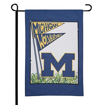 Michigan Wolverines 12" x 18" Mascot Double-Sided Garden Flag