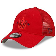 Men's Fanatics Branded Red Washington Senators Cooperstown Collection Core Adjustable Hat