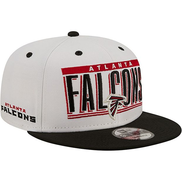 Men's New Era Black Atlanta Falcons Throwback 9FIFTY Adjustable