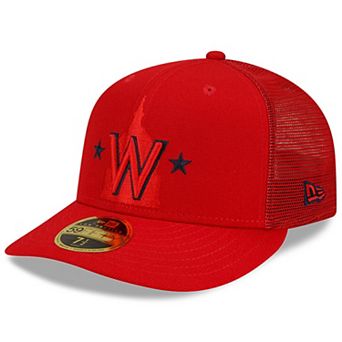 Men's New Era Red Washington Nationals 2022 Batting Practice Low Profile 59FIFTY Fitted Hat