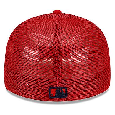 Men's New Era Red Washington Nationals 2022 Batting Practice Low Profile 59FIFTY Fitted Hat
