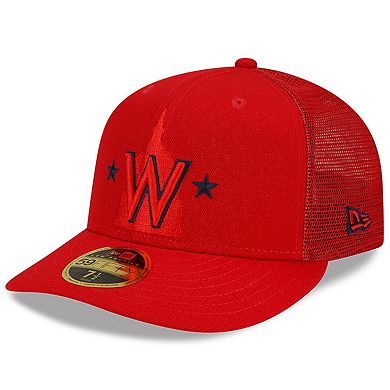 Men's New Era Red Washington Nationals 2022 Batting Practice Low Profile 59FIFTY Fitted Hat