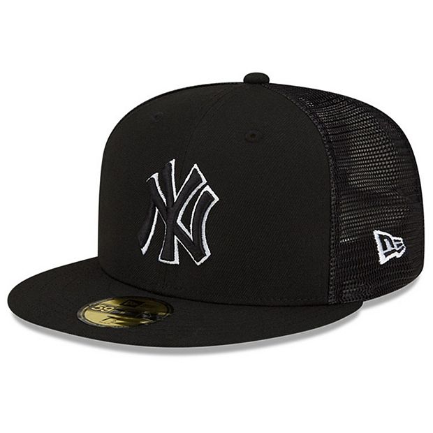 New Era Men's New York Yankees Batting Practice Black 39Thirty Stretch Fit  Hat