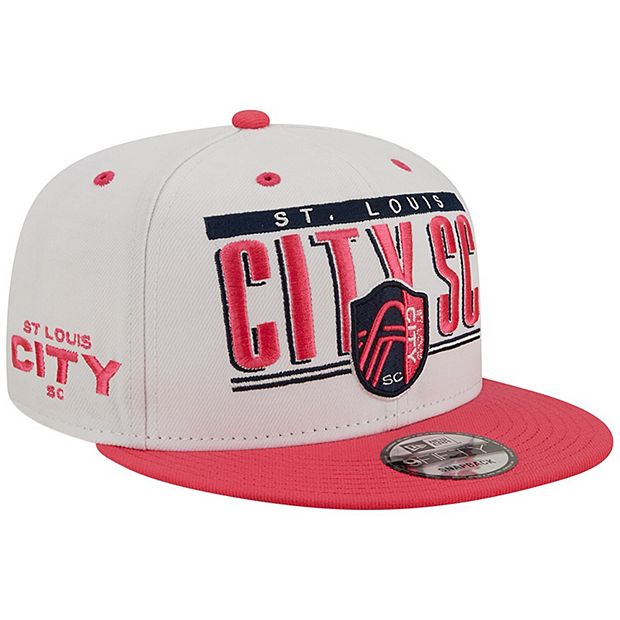 Men's New Era White/Red St. Louis City SC Retro Title 9FIFTY Snapback Hat