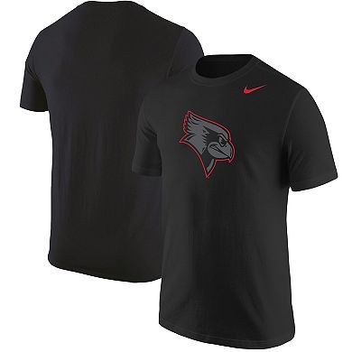 Men's Nike Black Illinois State Redbirds Logo Color Pop T-Shirt