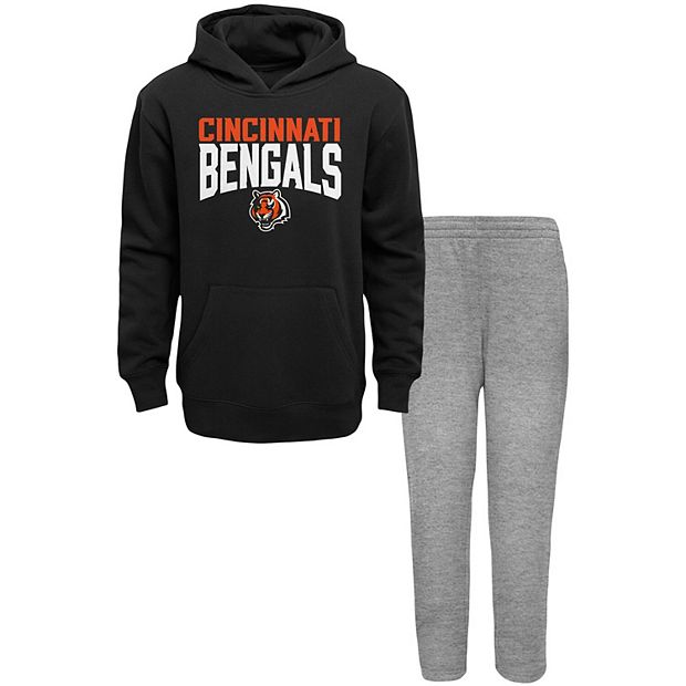 Cincinnati Bengals Toddler Logo Pullover Hoodie - Black