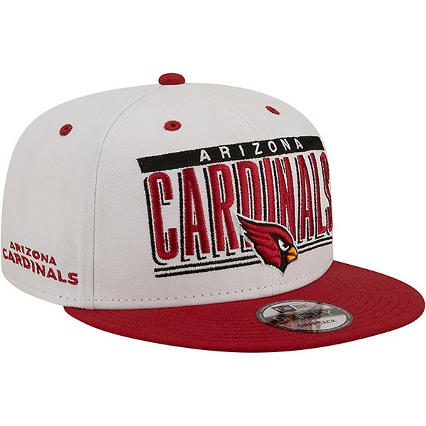 Men's New Era White/Cardinal Arkansas Razorbacks Two-Tone Layer 9FIFTY  Snapback Hat