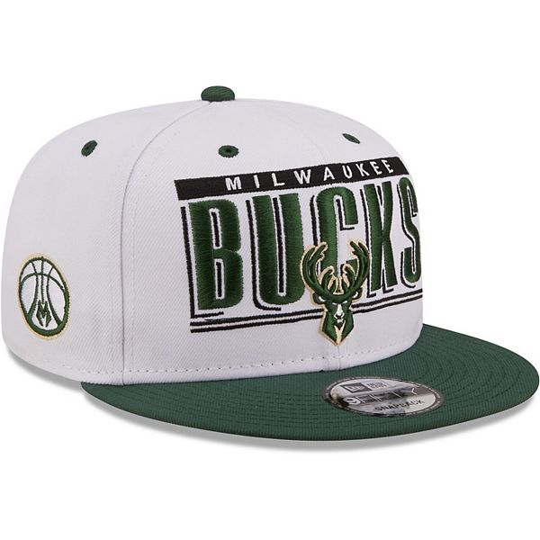 New Era Green Icon Milwaukee Bucks Fitted Cap / 7 1/2