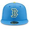 Men's New Era Light Blue Boston Red Sox 2021 City Connect 59FIFTY Fitted Hat