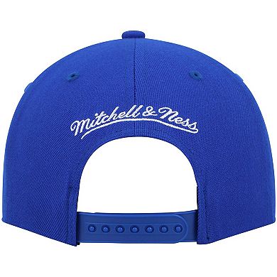 Men's Mitchell & Ness Blue New York Knicks Hardwood Classics Team Ground 2.0 Snapback Hat
