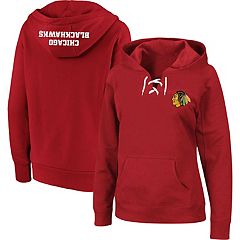 Old School Chicago Blackhawks Hoodie Sweatshirt ZipUp NHL Women's Size  Small dc7