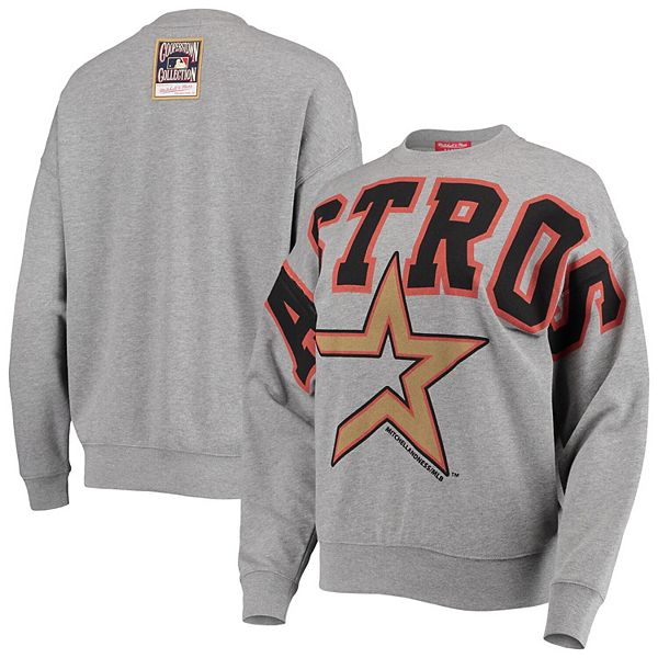 Women's Mitchell & Ness Heathered Gray Houston Astros Cooperstown