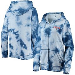 Women's New Era Blue Chicago Cubs Elite Hoodie Full-Zip Sweatshirt