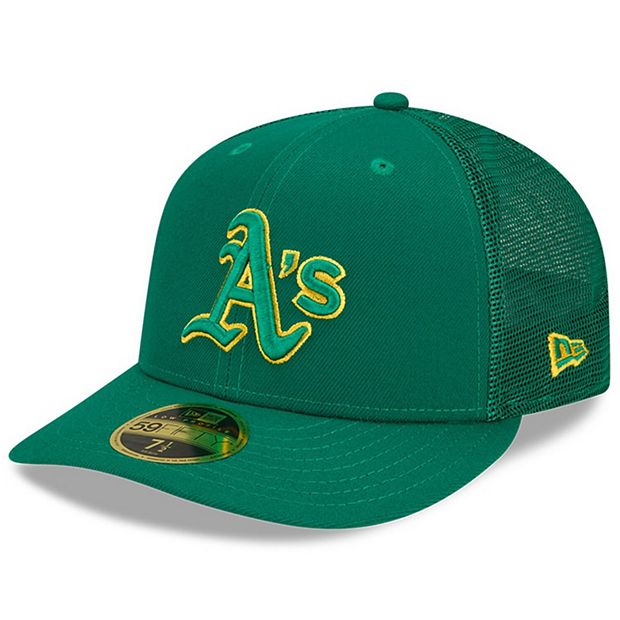 Men's New Era White Oakland Athletics 2022 Batting Practice Low Profile 59FIFTY Fitted Hat