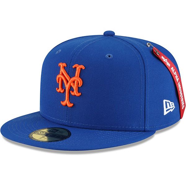 New York Mets Black Royal 59Fifty Fitted Hat by MLB x New Era