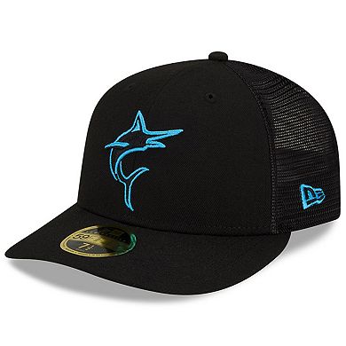 Men's New Era Black Miami Marlins 2022 Batting Practice Low Profile 59FIFTY Fitted Hat