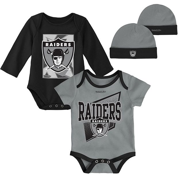 Oakland Raiders THROWBACK BIG-SCREEN Knit Beanie Hat