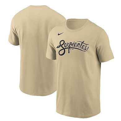 Men's Nike Tan Arizona Diamondbacks 2021 City Connect Wordmark T-Shirt