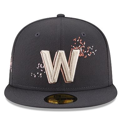 Men's New Era Graphite Washington Nationals 2022 City Connect 59FIFTY Fitted Hat