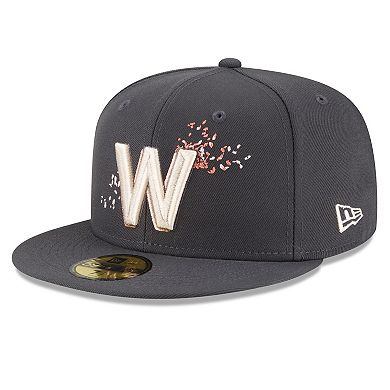 Men's New Era Graphite Washington Nationals 2022 City Connect 59FIFTY Fitted Hat