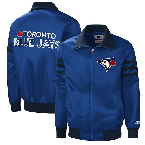 Toronto Blue Jays JH Design Classic Leather Team Jacket - Royal