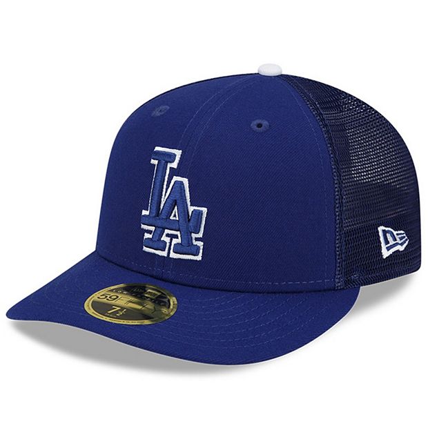 Men's New Era Royal Los Angeles Dodgers White Logo 59FIFTY Fitted Hat