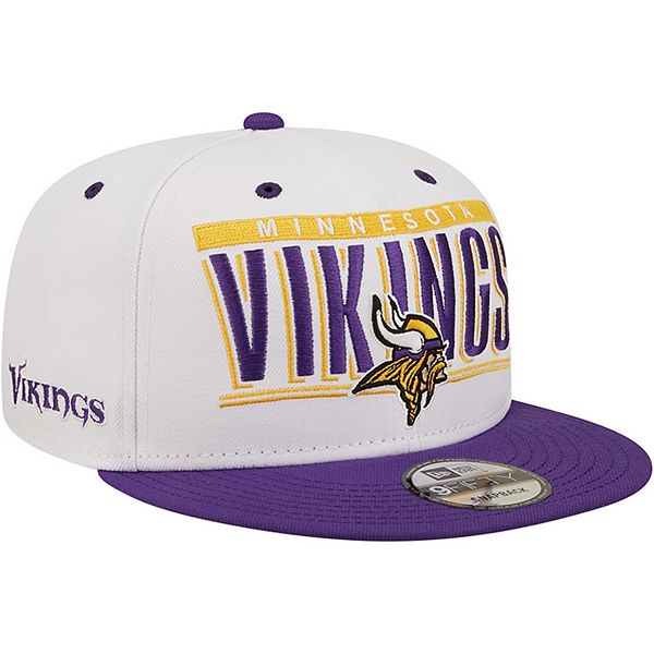 Minnesota Vikings Mens Purple/White F4067296 New Era Gradient Trucker  9FORTY Snapback Hat