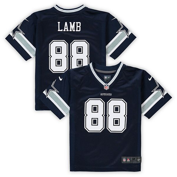 Men's Nike CeeDee Lamb White Dallas Cowboys Game Team Jersey