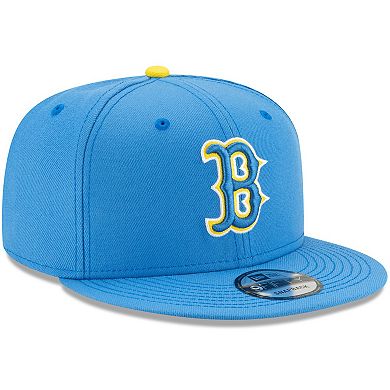 Youth New Era Light Blue Boston Red Sox 2021 City Connect 9FIFTY Snapback Adjustable Hat