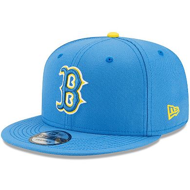 Youth New Era Light Blue Boston Red Sox 2021 City Connect 9FIFTY Snapback Adjustable Hat