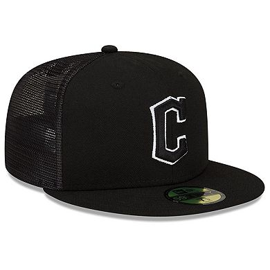 Men's New Era Black Cleveland Guardians 2022 Batting Practice 59FIFTY ...