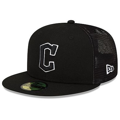 Men's New Era Black Cleveland Guardians 2022 Batting Practice 59FIFTY ...